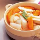 豆腐烧胡萝卜