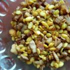 豆芽炒肉丁